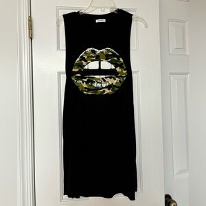 Lauren Moshi Camo Mouth Dress/Coverup
